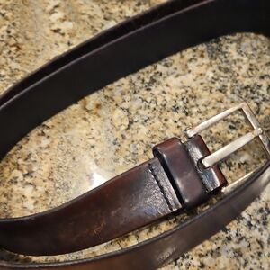 Men's Brown Leather Belt